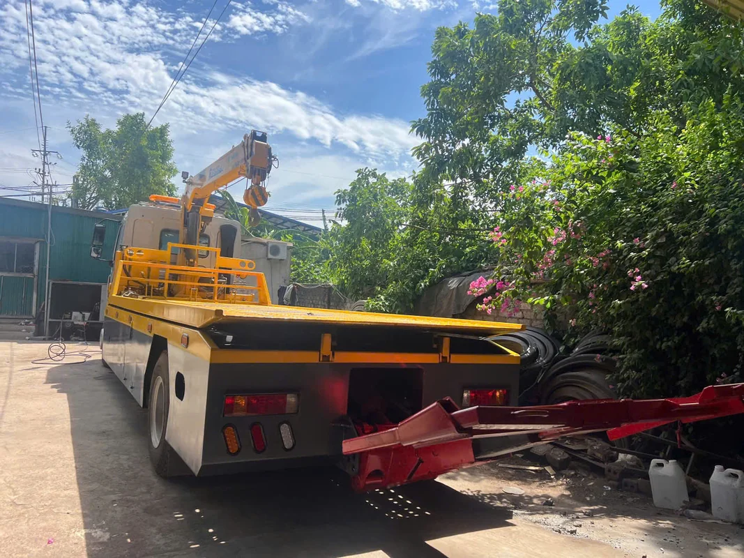 Cứu hộ 3 chức năng lắp cẩu XCMG 5 tấn thẳng - Chenglong Hải âu - Ảnh 5