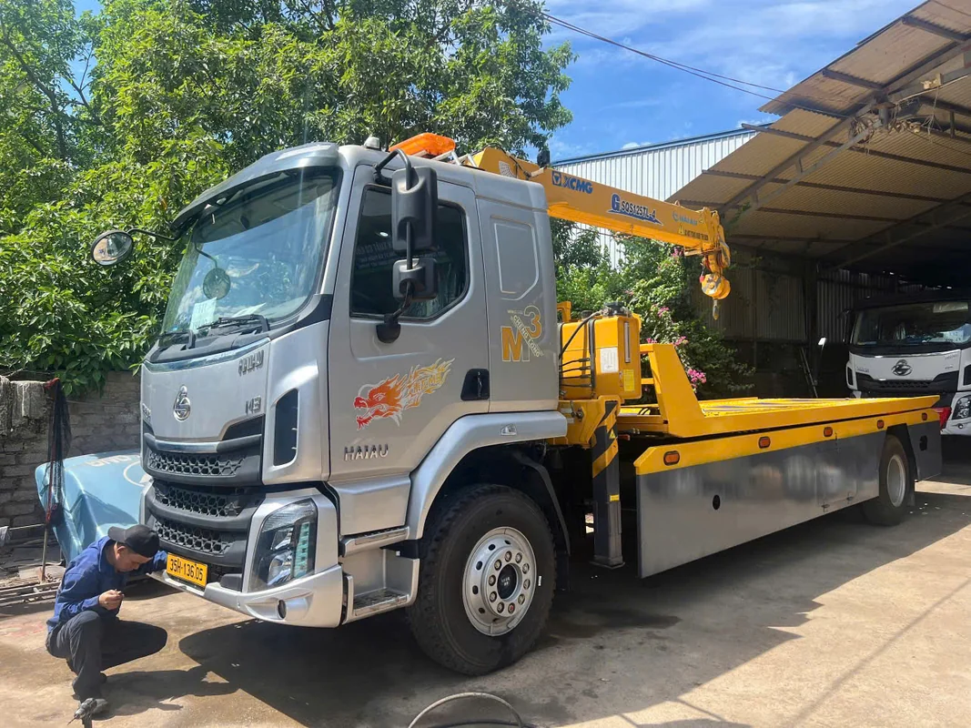 Cứu hộ 3 chức năng lắp cẩu XCMG 5 tấn thẳng - Chenglong Hải âu - Ảnh 6