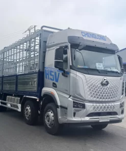 TẢI THÙNG 4 CHÂN 310HP TRỤ RÚT KHOANG LỆCH